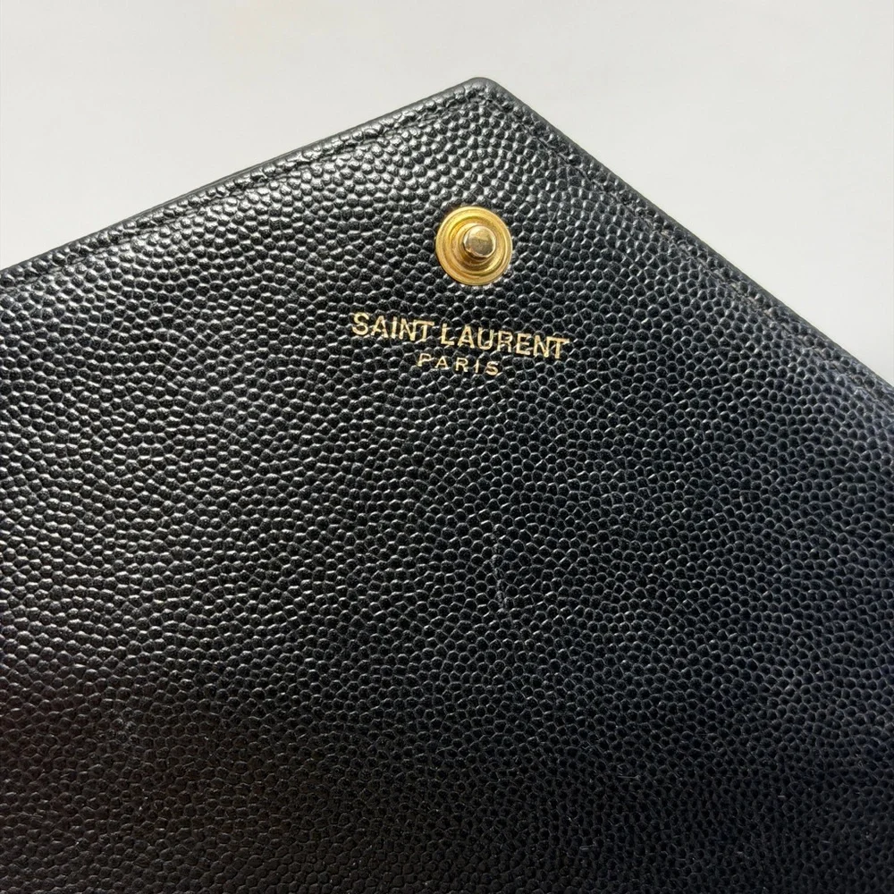 Yves Saint Laurent Cassandre wallet chain Leather  Bag - Picture 6 of 9
